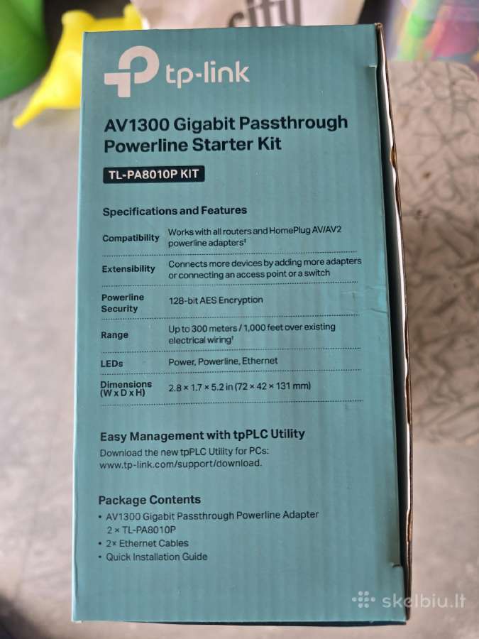 Parduodu interneto kartotuvą Tp-link AV 1300 - nuotraukos Nr. 4