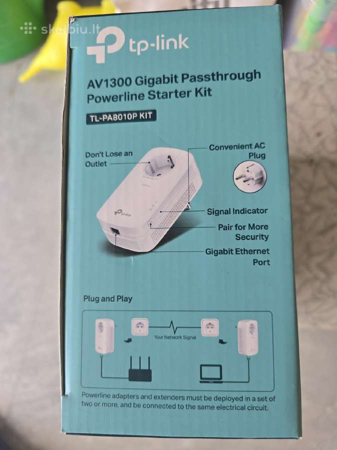 Parduodu interneto kartotuvą Tp-link AV 1300 - nuotraukos Nr. 3