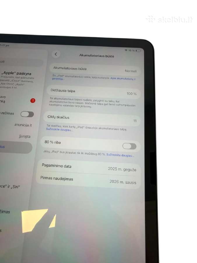 Apple iPad Air 11 (2025) 128gb + 3 mėn. garantija - nuotraukos Nr. 4