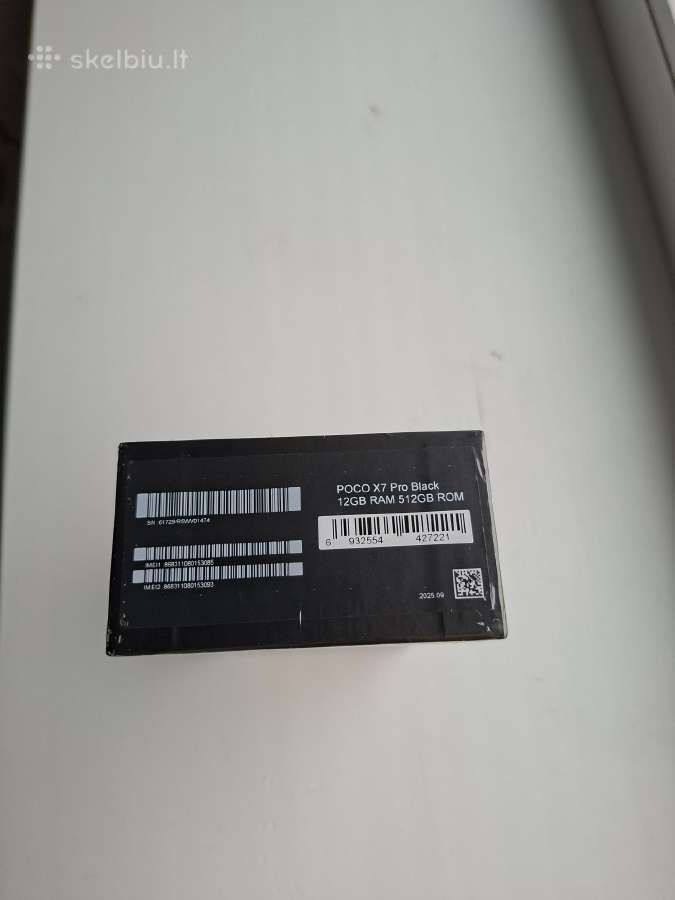 Xiaomi Poco X7 Pro 5G 12/512gb Naujas - nuotraukos Nr. 3
