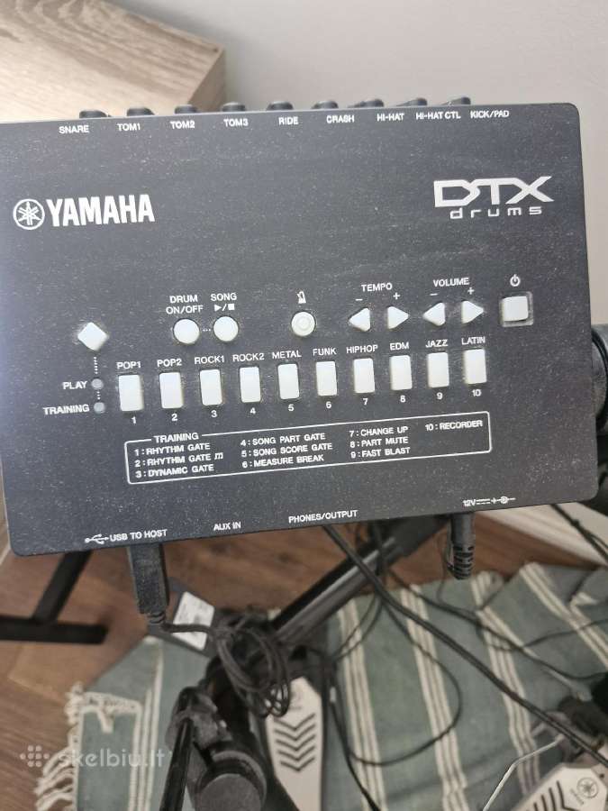 Elektroninių būgnų komplektas Yamaha Dtx452 - nuotraukos Nr. 3