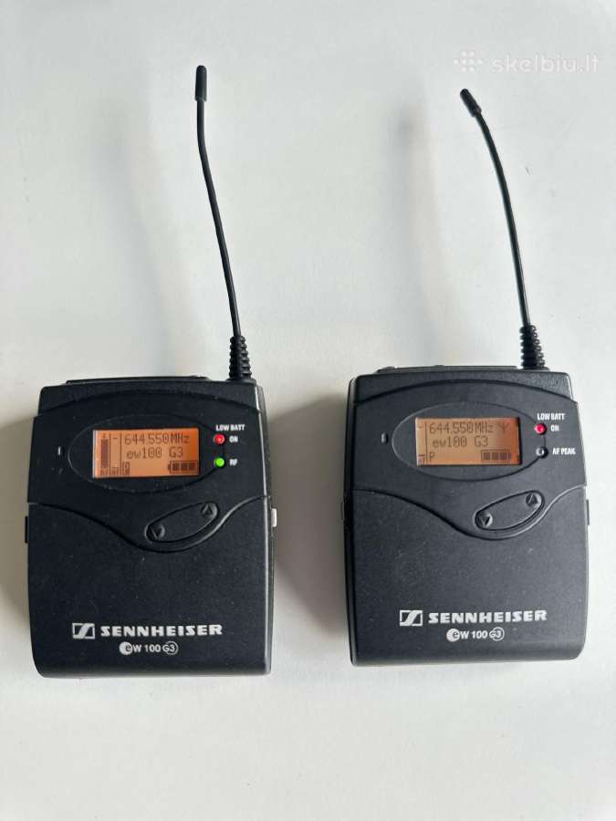 Belaidis mikrofonas Sennheiser Ew 100 G3 su dėklu - nuotraukos Nr. 3