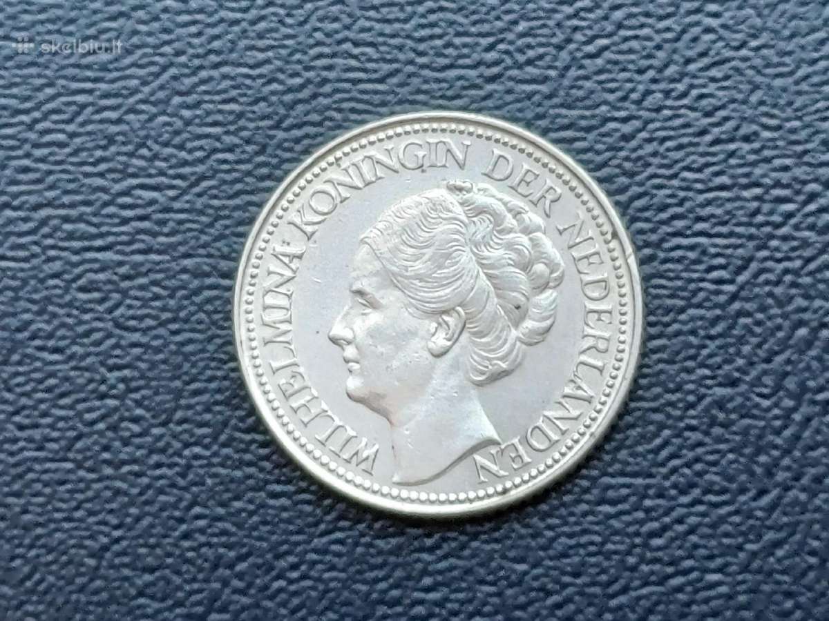 25 centai 1941m. Nyderlandai sidabras - nuotraukos Nr. 2