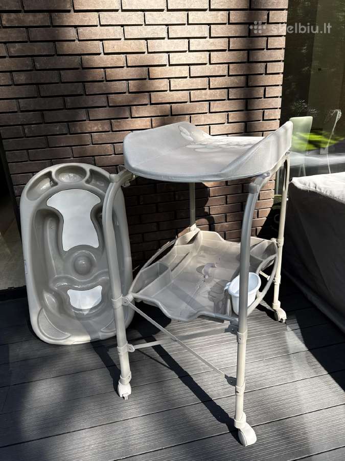 Cam kūdikio vonelė su vystymo stalu ant ratukų - nuotraukos Nr. 15