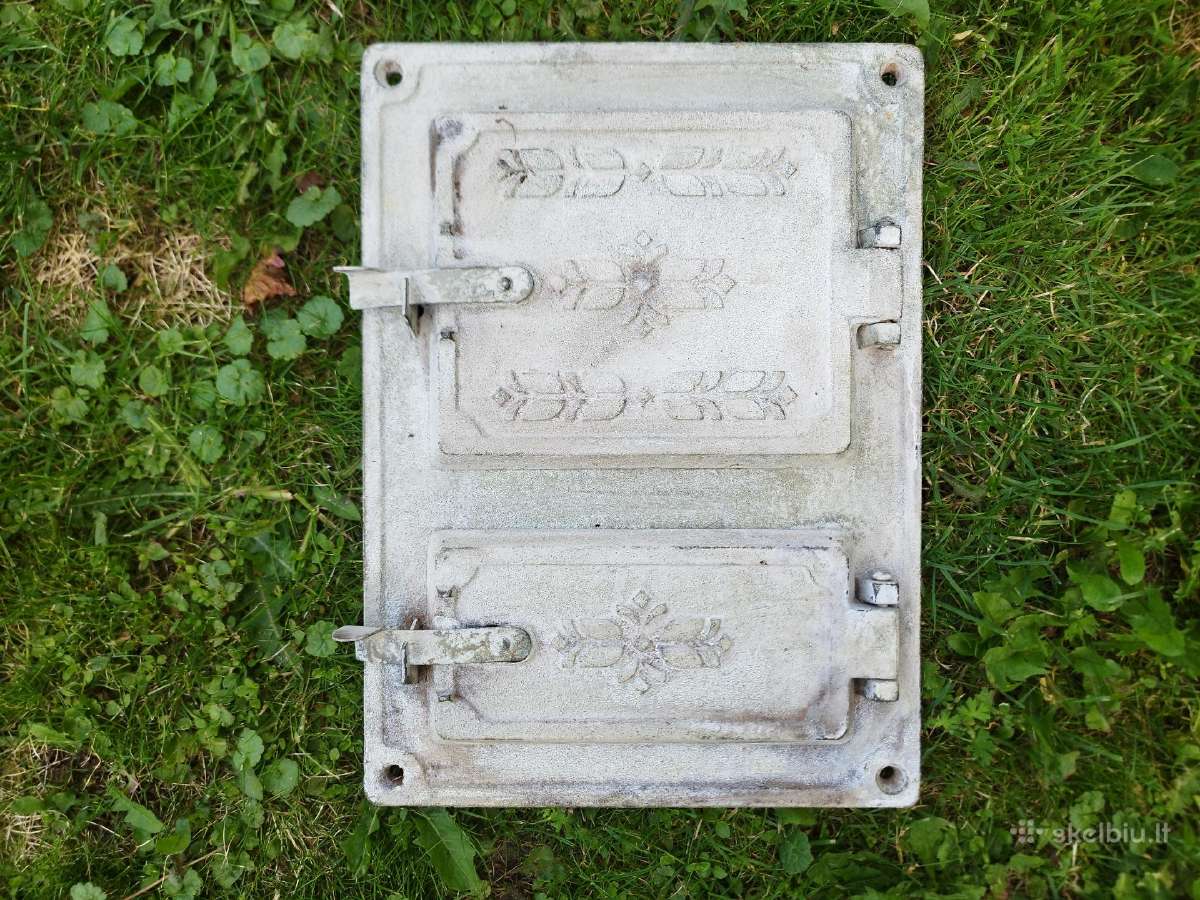 Pakūros durelės krosnies pečiaus viryklės ketaus - nuotraukos Nr. 2