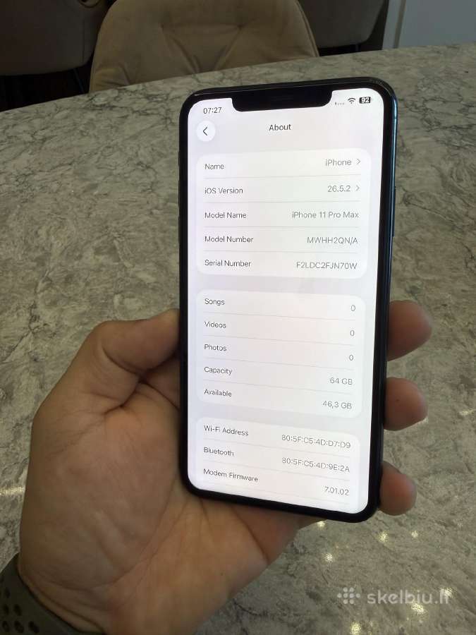 iPhone 11 pro max, 64gb - nuotraukos Nr. 5