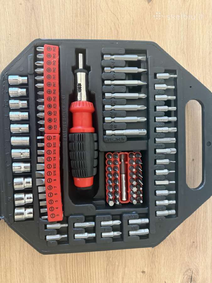 Benson Tools 99 dalių įrankių rinkinys. - nuotraukos Nr. 2