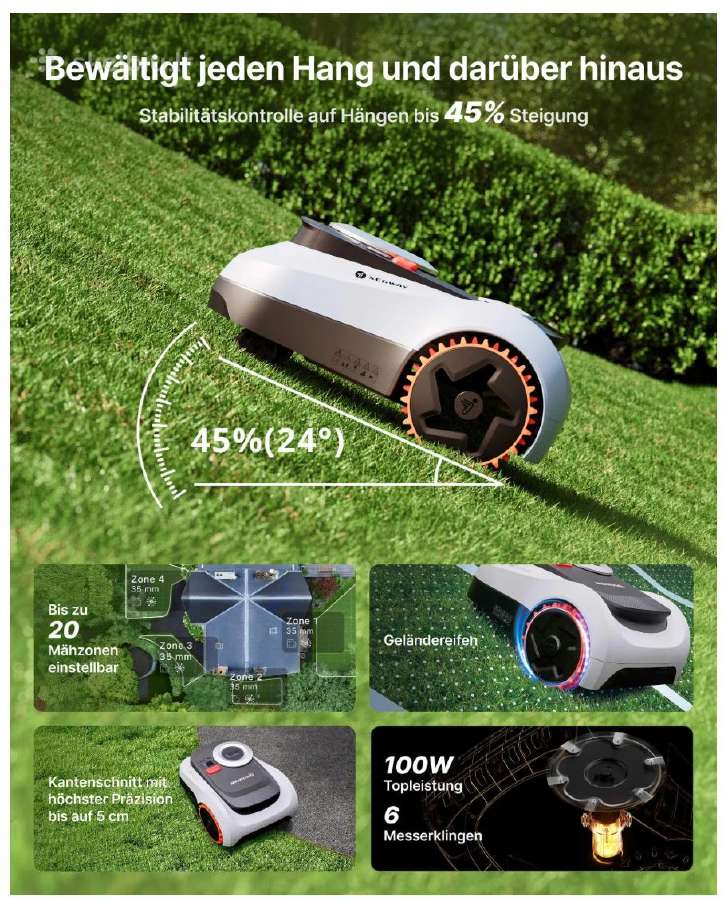 Segway Navimow i220 Lidar naujas su garantiniu - nuotraukos Nr. 3