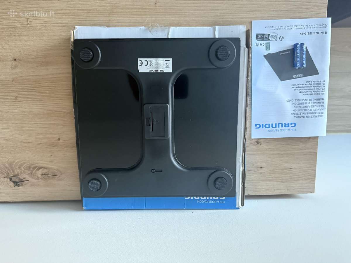 Parduodamos Grundig skaitmeninės kūno svarstyklės - nuotraukos Nr. 5