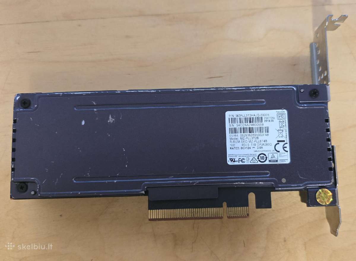 Pcie Nvme SSD 1.6tb 2tb 2.6tb 3.2tb 6.4tb 12.8tb - nuotraukos Nr. 15