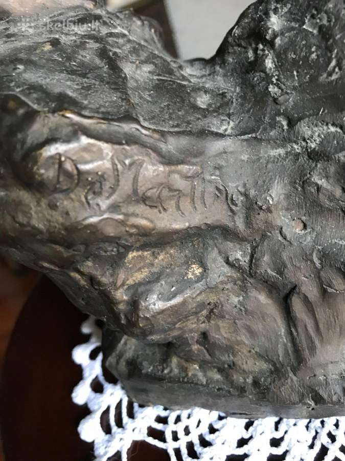 Bronzinė Giovanni de Martino Skulptūra, Berniukas - nuotraukos Nr. 13