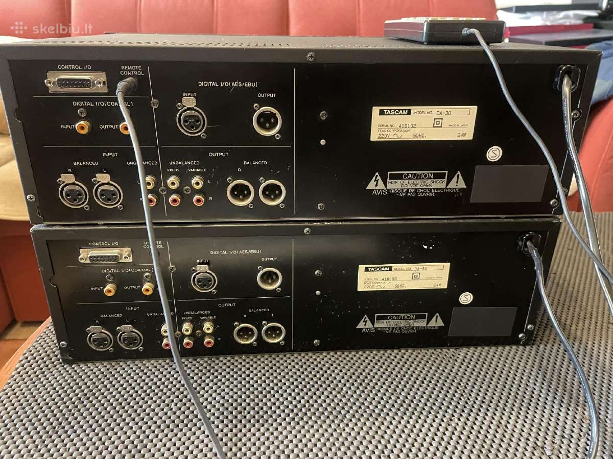 Tascam Da-30 Dat grotuvas - nuotraukos Nr. 2