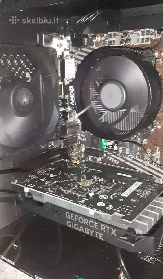 Žaidimu kompiuteris (1tb SSD/rtx3050/ ryzen 5 5500 - nuotraukos Nr. 5