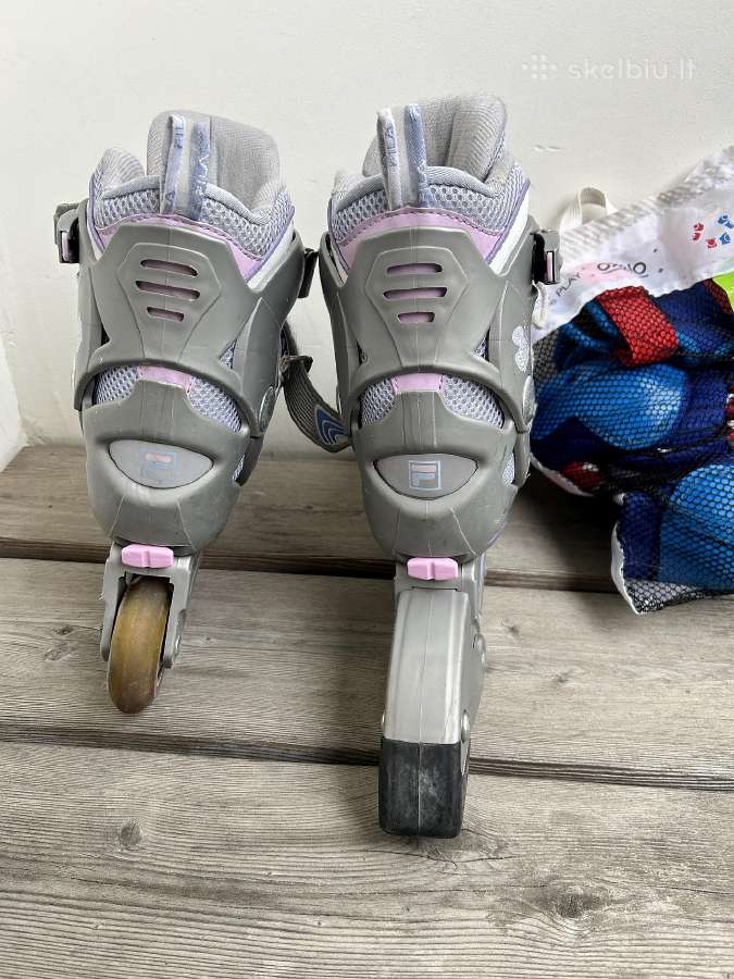 Reguliuojamo dydžio Fila riedučiai, 32-35 d. - nuotraukos Nr. 4