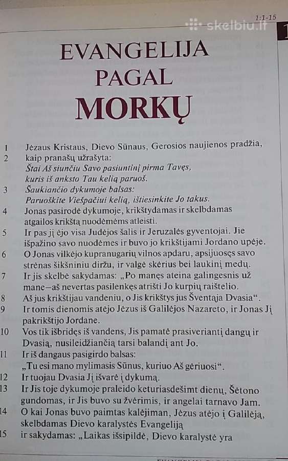 Evangelija pagal Morkų - nuotraukos Nr. 3