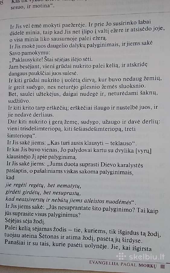 Evangelija pagal Morkų - nuotraukos Nr. 4