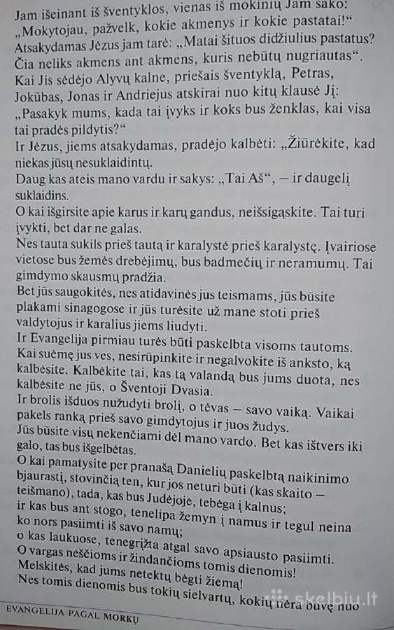 Evangelija pagal Morkų - nuotraukos Nr. 5