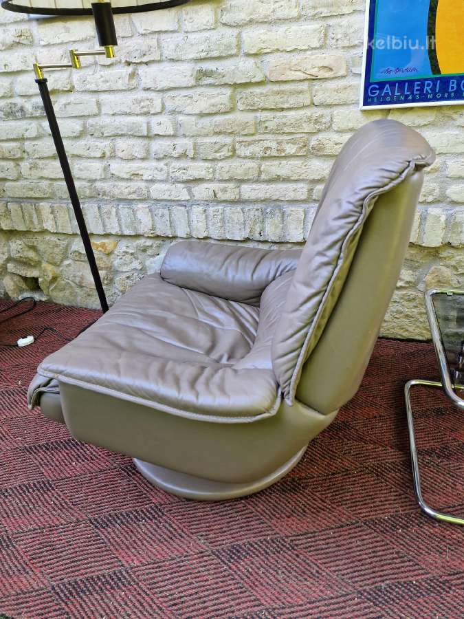 Prabangus vintažinis odinis fotelis - nuotraukos Nr. 35