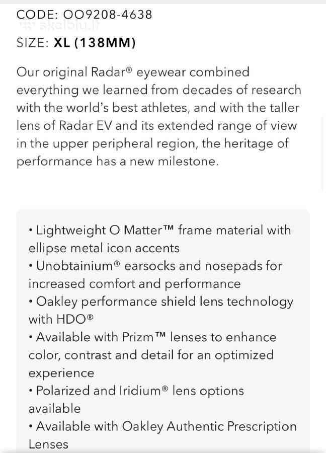 Oakley radar ev path prizm road - nuotraukos Nr. 2