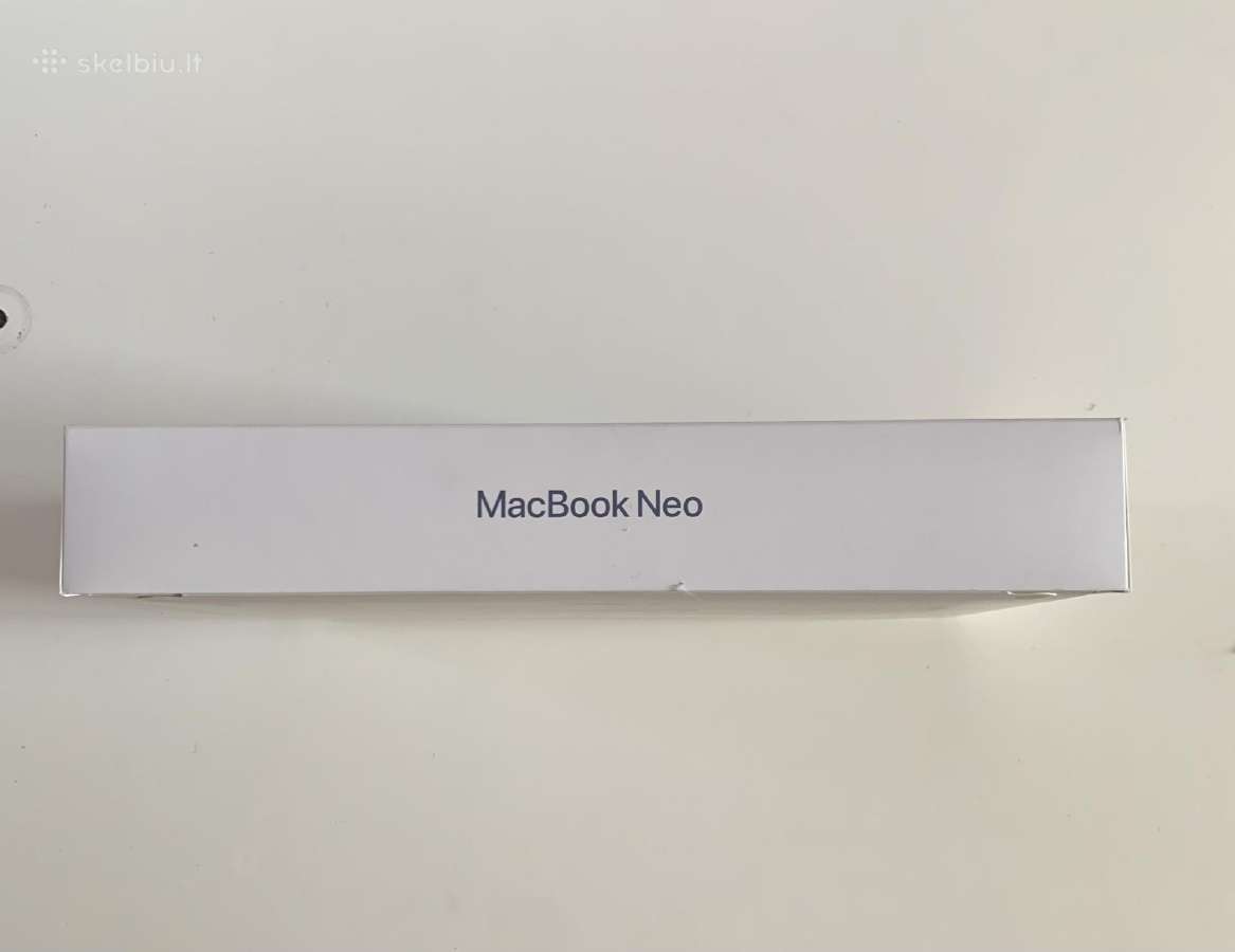 MacBook Neo dėžė - nuotraukos Nr. 2