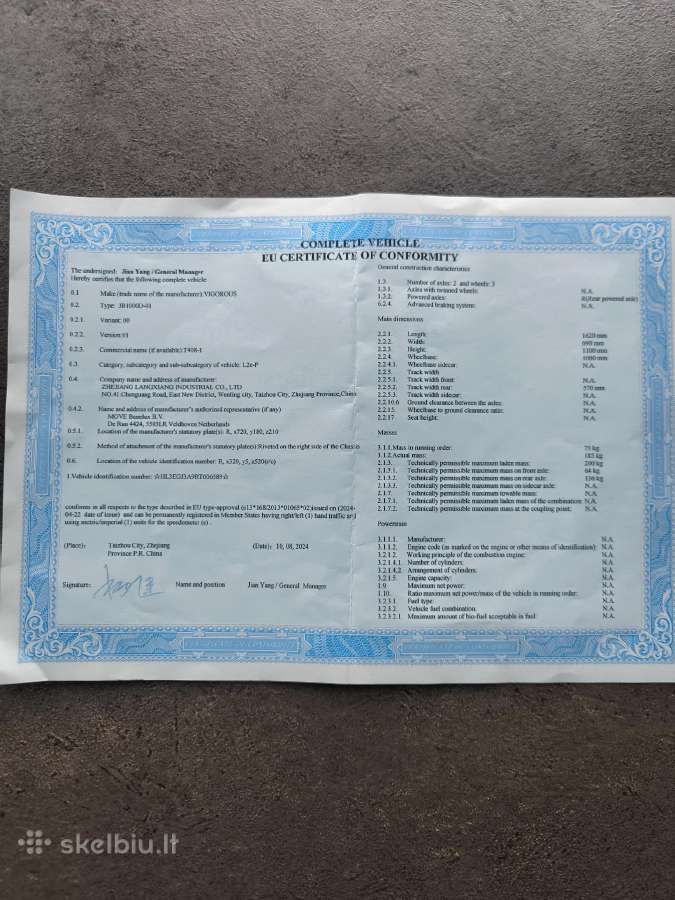Elektrinis senjorų triratis - nuotraukos Nr. 8