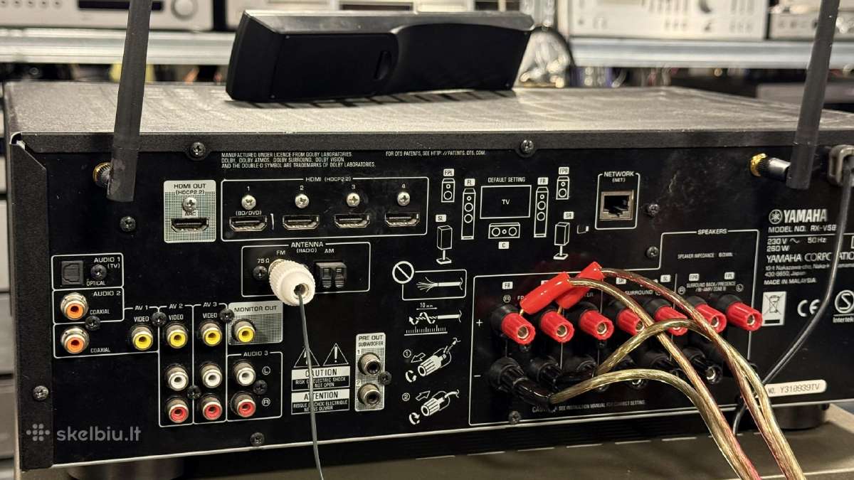 Yamaha rx-v585 / resiveriai - nuotraukos Nr. 2