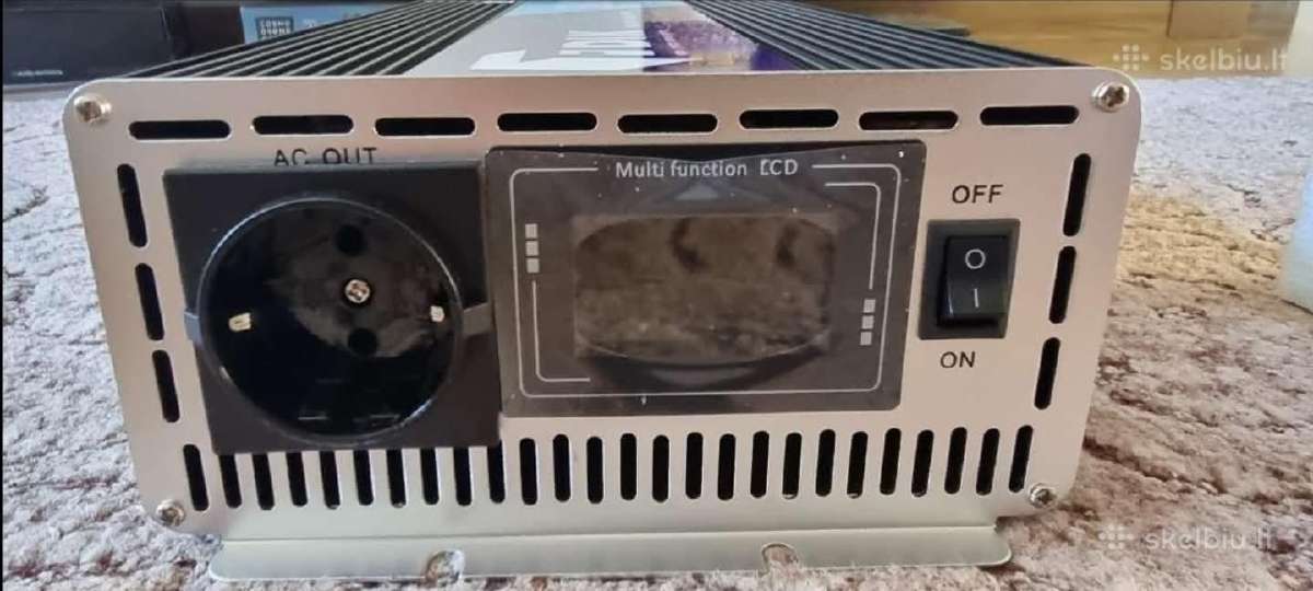 Įtampos keitiklis – inverteris 12v-220v 5000w - nuotraukos Nr. 4