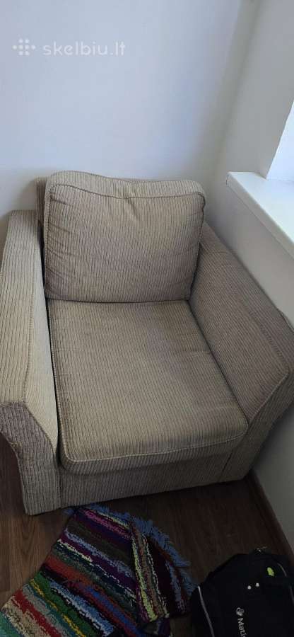 Sofa lova ir pūfikas - nuotraukos Nr. 8
