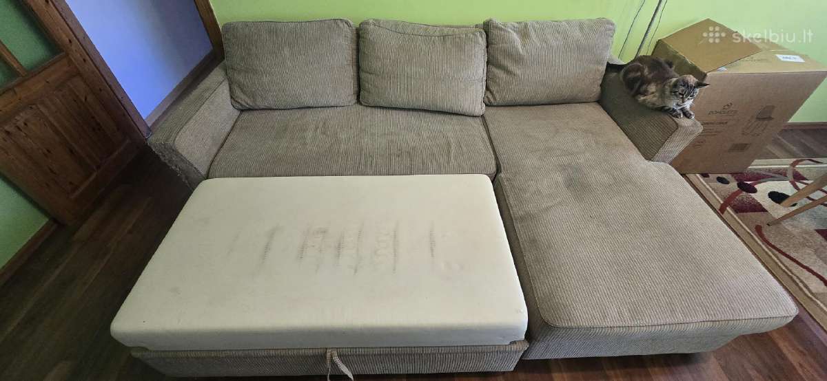 Sofa lova ir pūfikas - nuotraukos Nr. 2