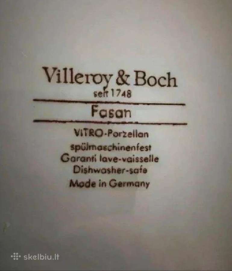 Villeroy & Boch pietų lėkštė - nuotraukos Nr. 4