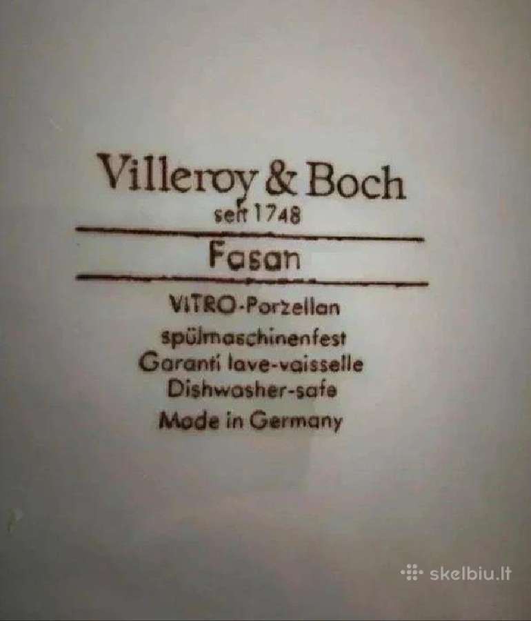 Villeroy & Boch pietų lėkštė - nuotraukos Nr. 6