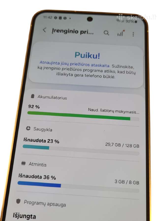 Samsung Galaxy S24 5G (Ekspo) + 6 mėn. garantija - nuotraukos Nr. 6