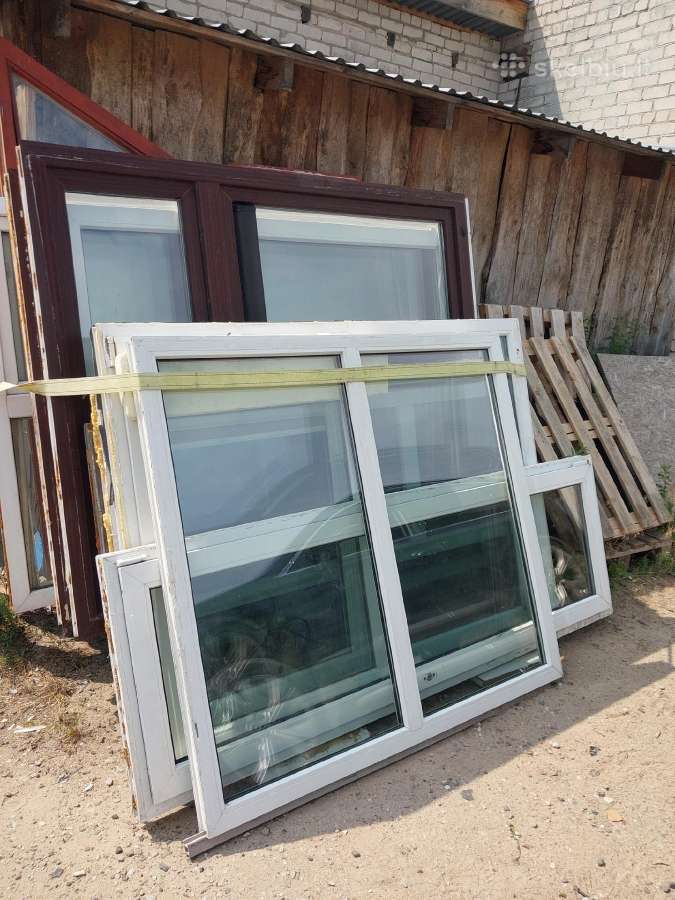 Dėvėti mediniai ir plastikiniai langai - nuotraukos Nr. 11