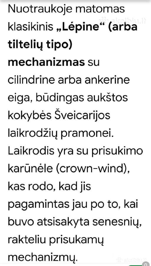 Moteriškas auksinis laikrodis kulonas - nuotraukos Nr. 14