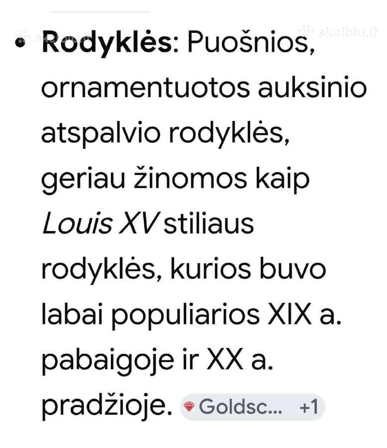 Moteriškas auksinis laikrodis kulonas - nuotraukos Nr. 13