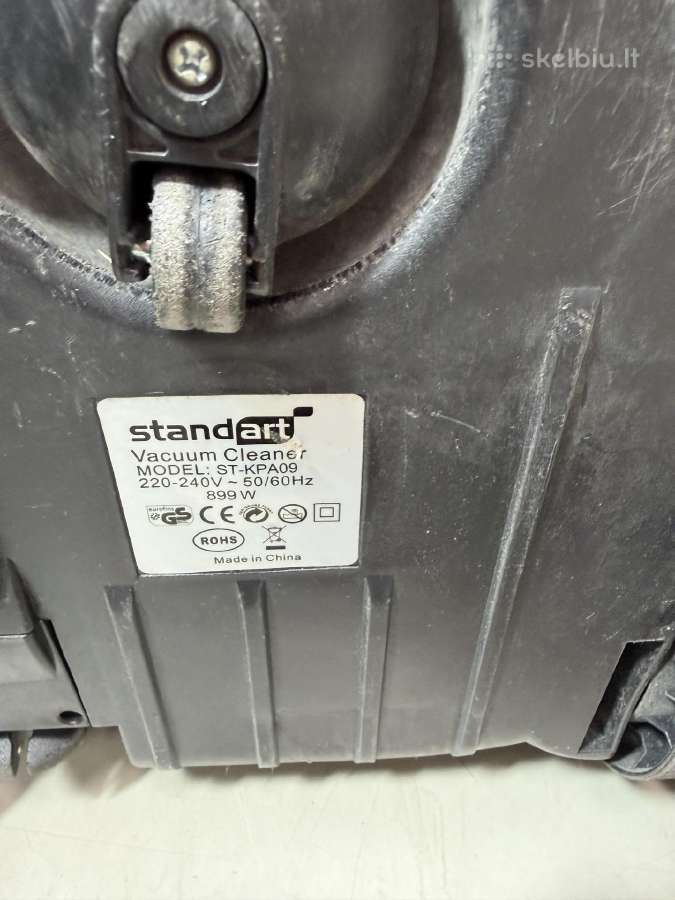 Naudotas dulkių siurblys Standart Kpa09e-10, 899 W - nuotraukos Nr. 6