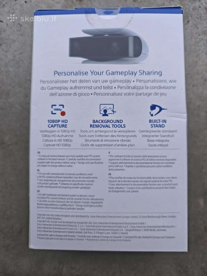 Sony Playstation HD kamera - nuotraukos Nr. 2
