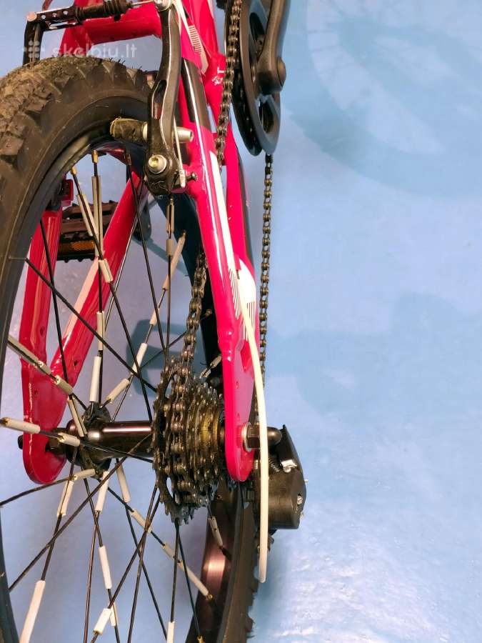 Dviratis 20 coliu, Drag Hardy Jr 20 red - nuotraukos Nr. 4
