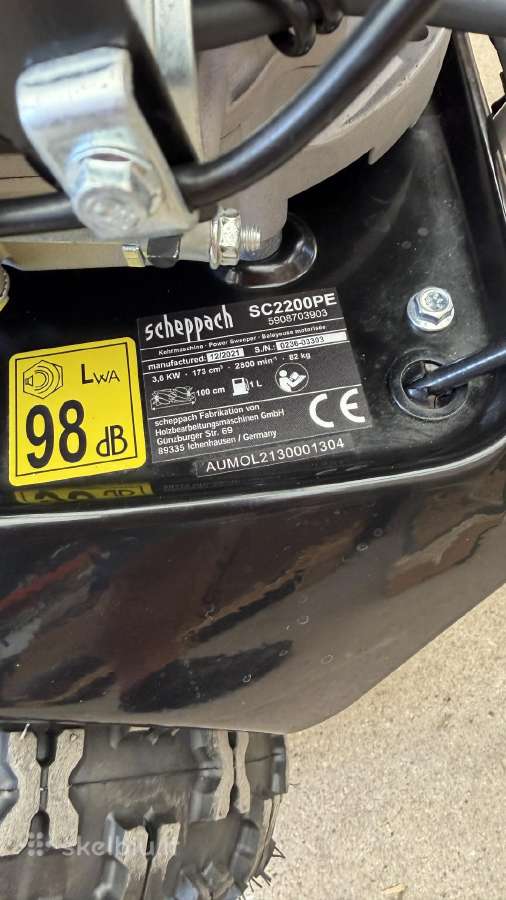 Šlavimo mašina Sc2200pe, Scheppach - nuotraukos Nr. 11