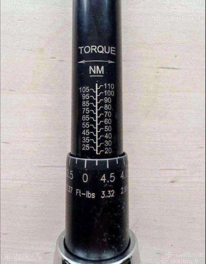 Dinamometrinis ratu raktas 40-210 raktai /terksle - nuotraukos Nr. 4