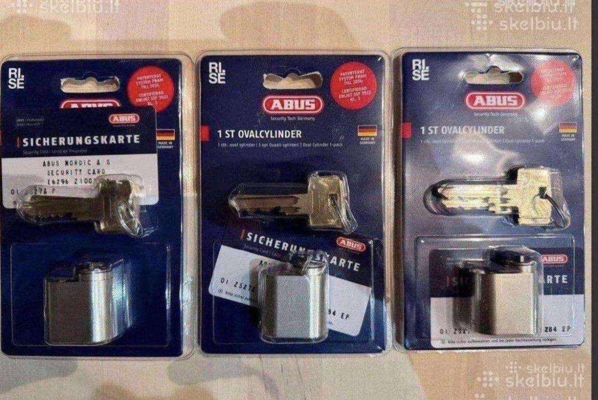 Duru cilindras Abus skandinavisko tipo, spina - nuotraukos Nr. 2