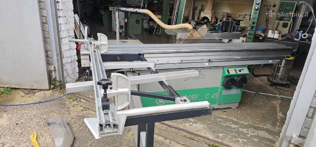 Naudotos formatinio pjovimo staklės Altendorf C45 - nuotraukos Nr. 7