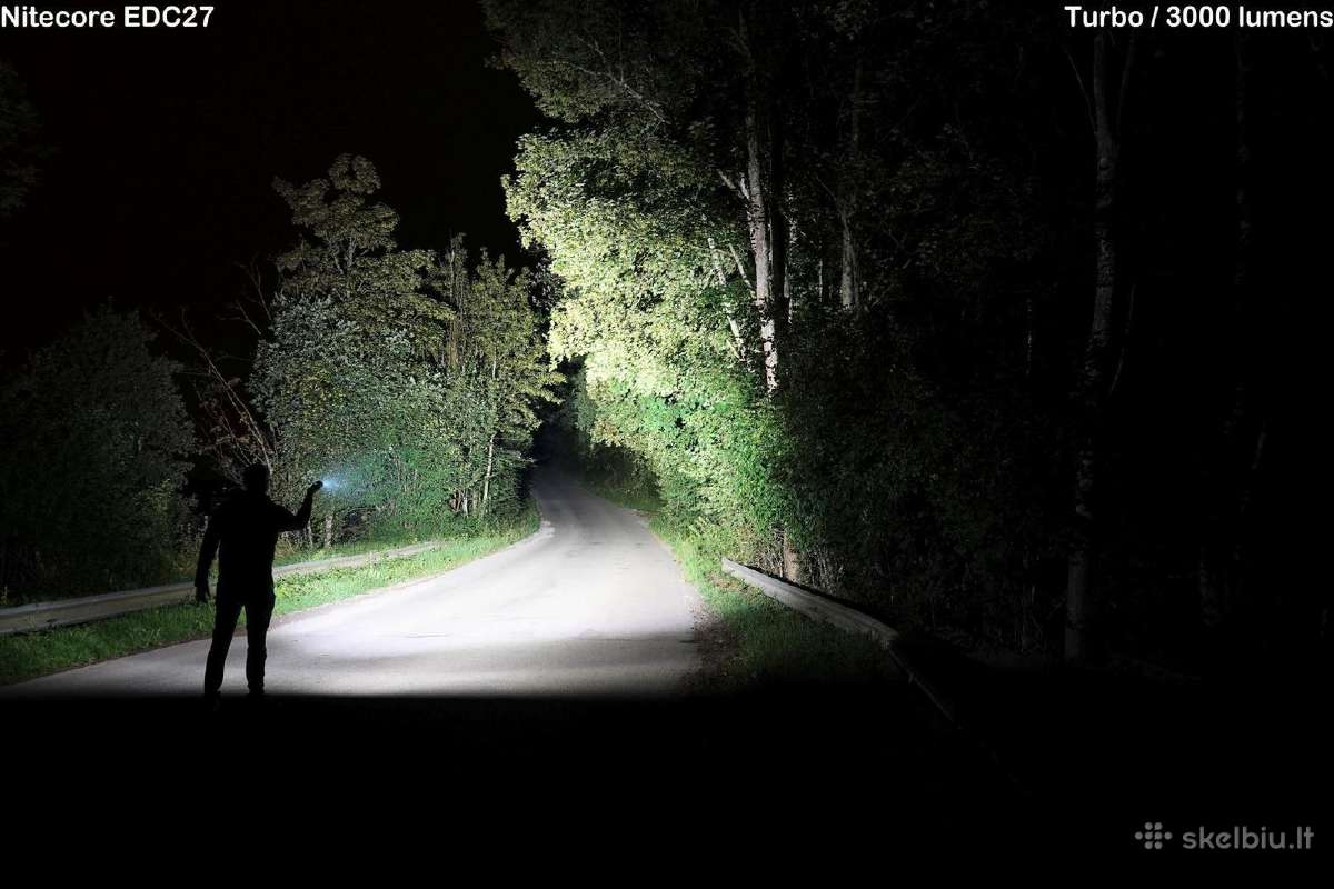 Taktinis žibintas saviginai Nitecore 3000lumen - nuotraukos Nr. 8