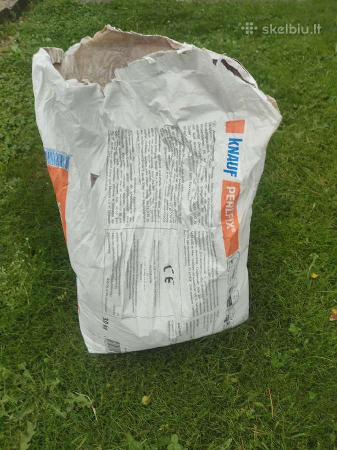Gipso plokščių klijai knauf perlfix liko 13kg - nuotraukos Nr. 2