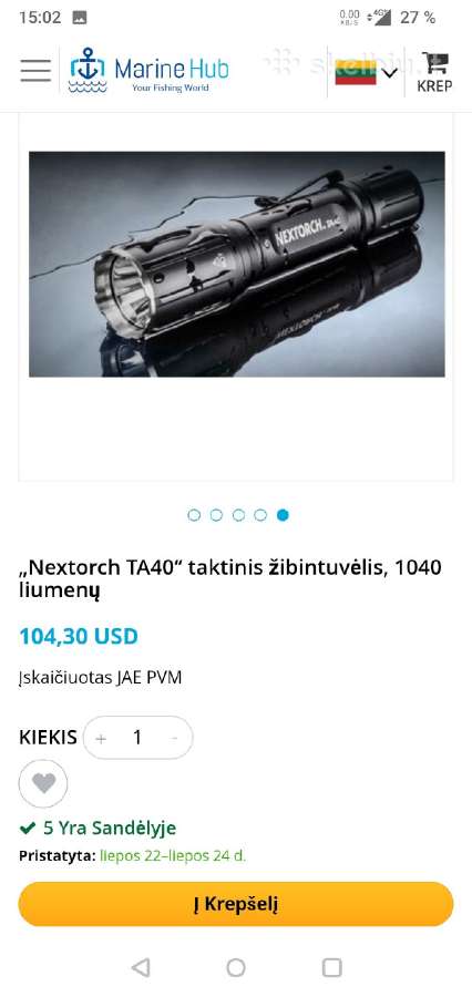 Už puse kainos Karinis,nebijo vandes ir smugiu - nuotraukos Nr. 2