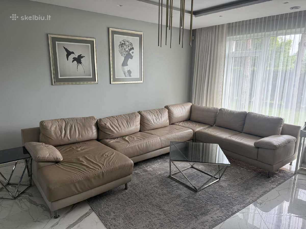 Odinė kampinė sofa su miegamąja funkcija - nuotraukos Nr. 3