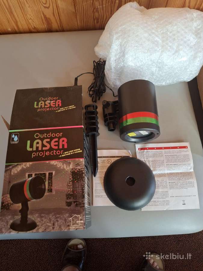 Lauko lazerinis projektorius. - nuotraukos Nr. 6