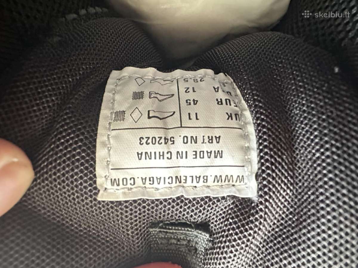 Balenciaga track Eu45 - nuotraukos Nr. 9