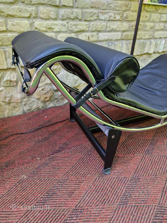 Vintažinis mid century autorinis šezlongas - nuotraukos Nr. 2