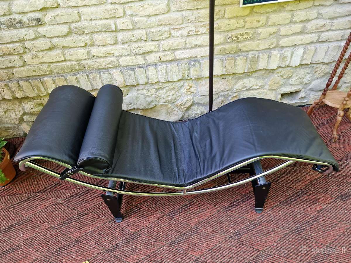 Vintažinis mid century autorinis šezlongas - nuotraukos Nr. 3